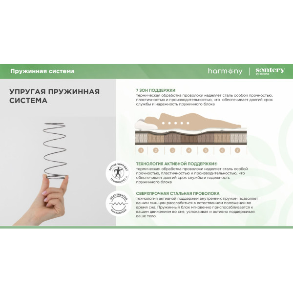 Матрас Аскона Sontery Harmony Tonus